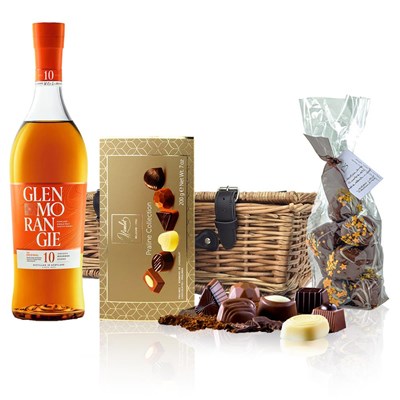 Glenmorangie 10 Year Old Single Malt Whisky And Chocolates Hamper